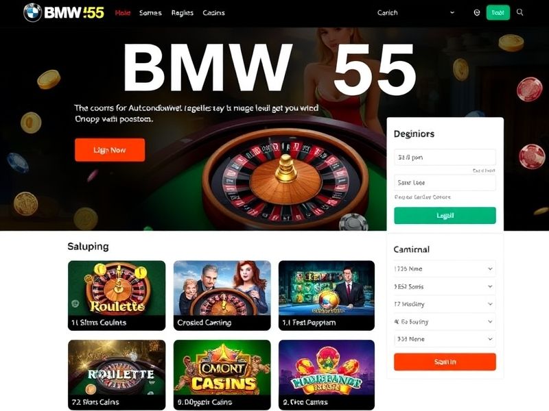 bmw55 casino login - Your trusted portal to access secure online gambling platforms, exclusive promotions, and a wide selection of real money casino games at BMW55 Casino. Join today for expert-recommended gaming experiences and verified safety standards.