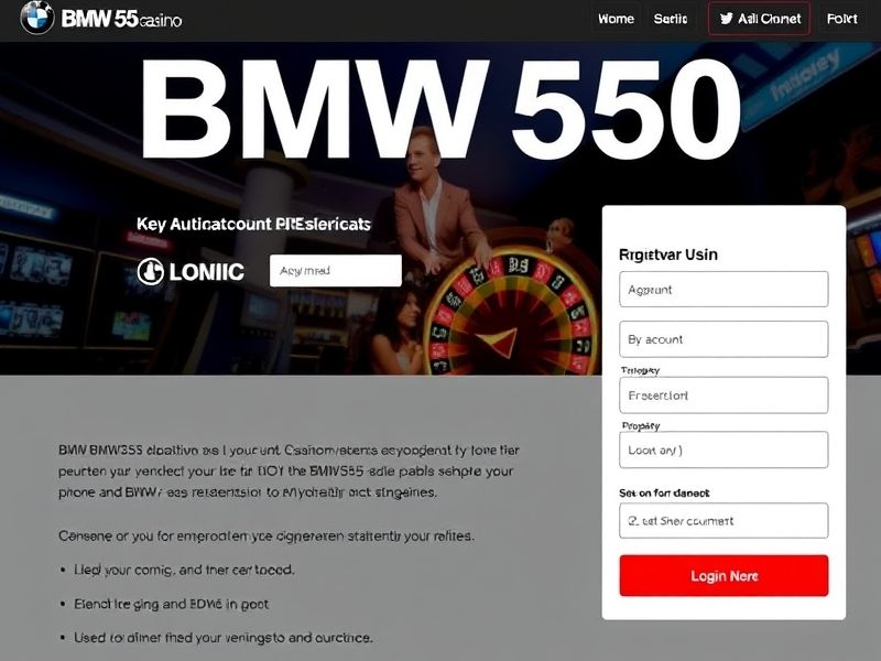 bmw55 casino login - Your trusted portal to access secure online gambling platforms, exclusive promotions, and a wide selection of real money casino games at BMW55 Casino. Join today for expert-recommended gaming experiences and verified safety standards.